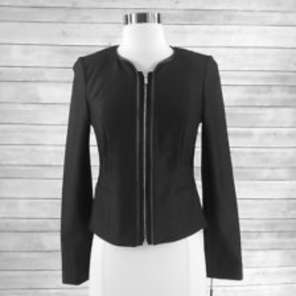 NWT Calvin Klein charcoal blazer